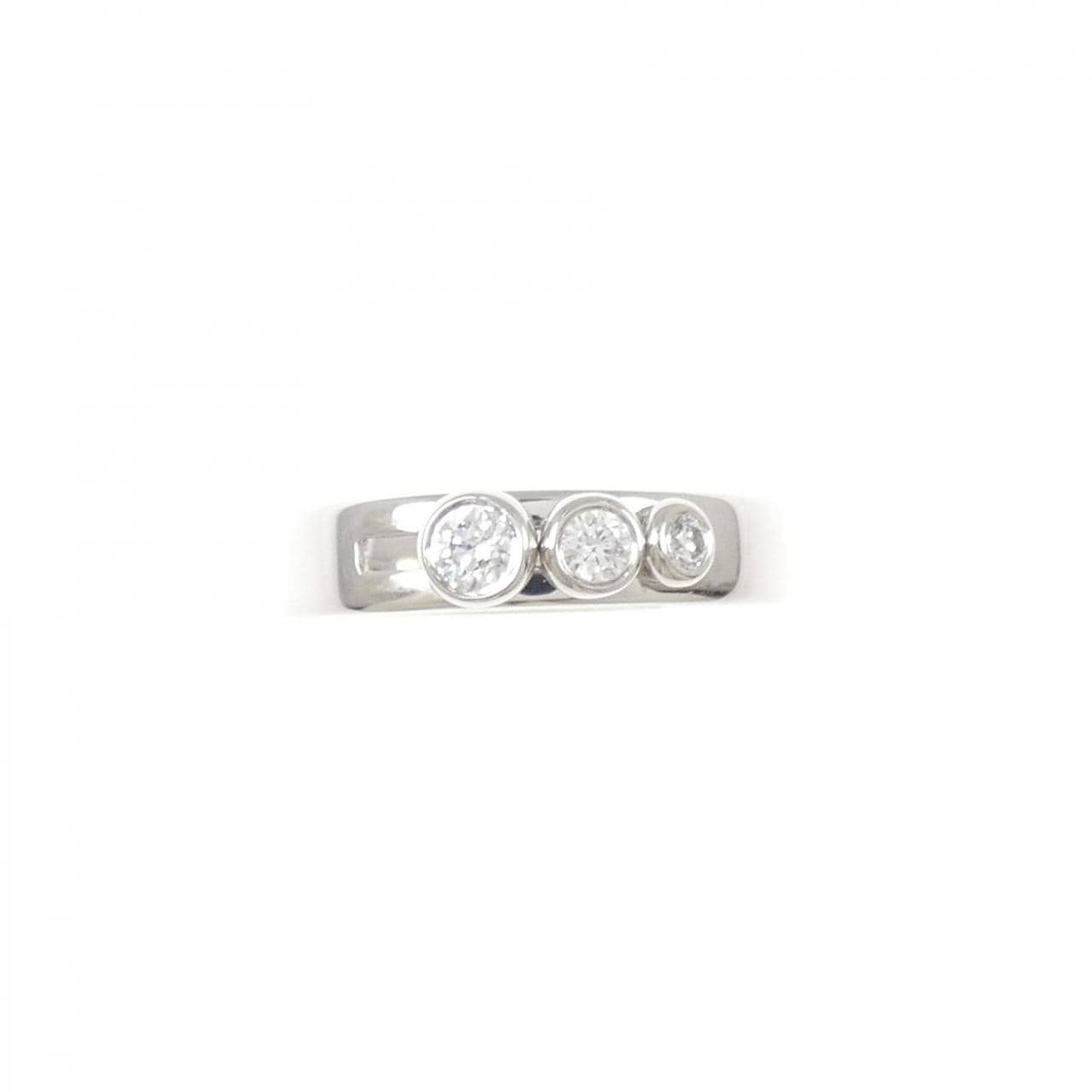 K18WG ダイヤモンド リング 0.19CT