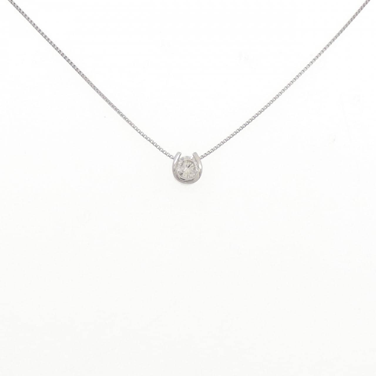 PT900/PT850 ダイヤモンド ネックレス 0.15CT