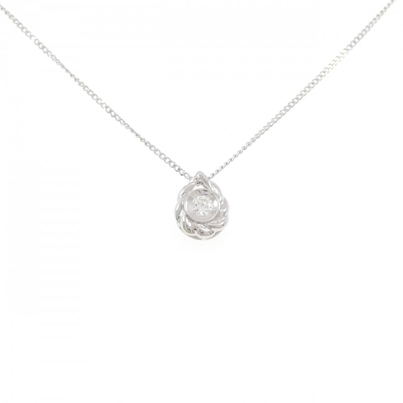 PT900/PT850 ダイヤモンド ネックレス 0.11CT
