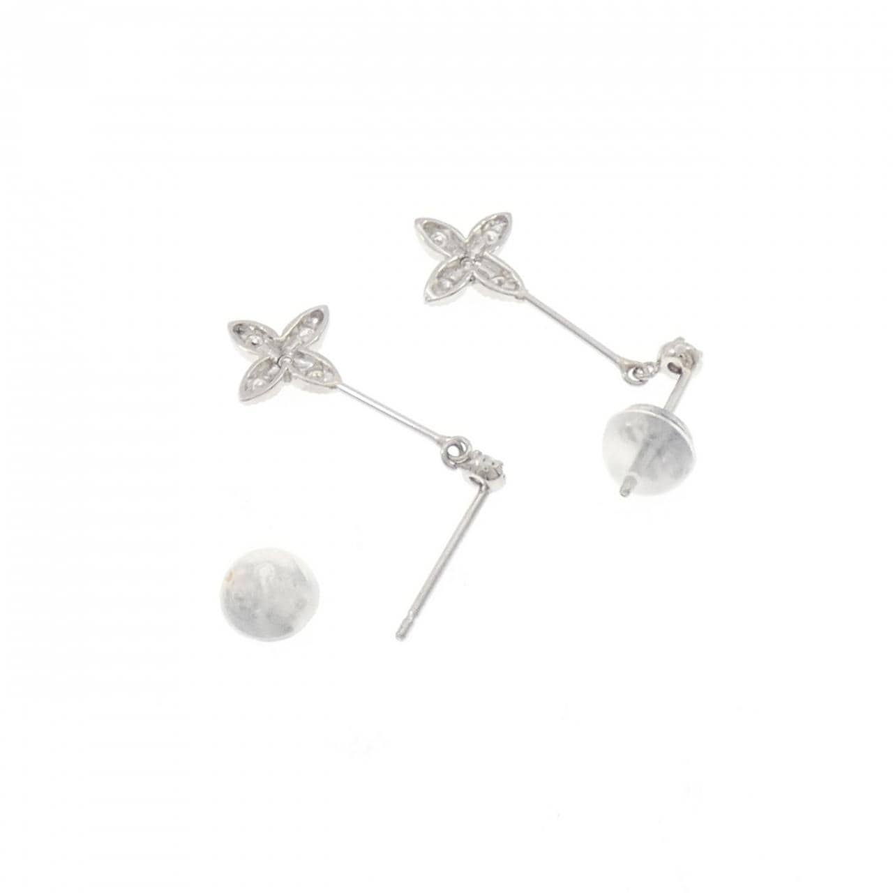 PT900 ダイヤモンド ピアス 0.15CT