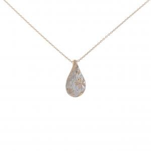 K18PG/K18WG フラワー ダイヤモンド ネックレス 0.01CT