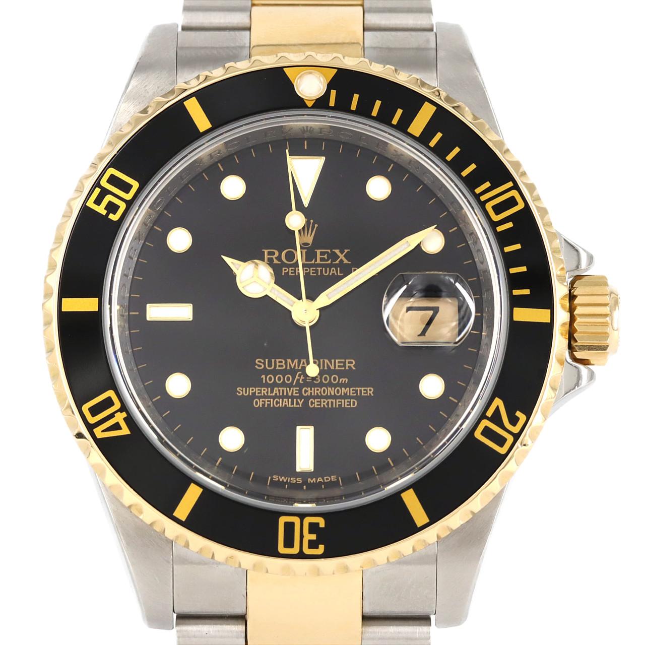 ROLEX Submariner Date 16613 SSxYG Automatic V