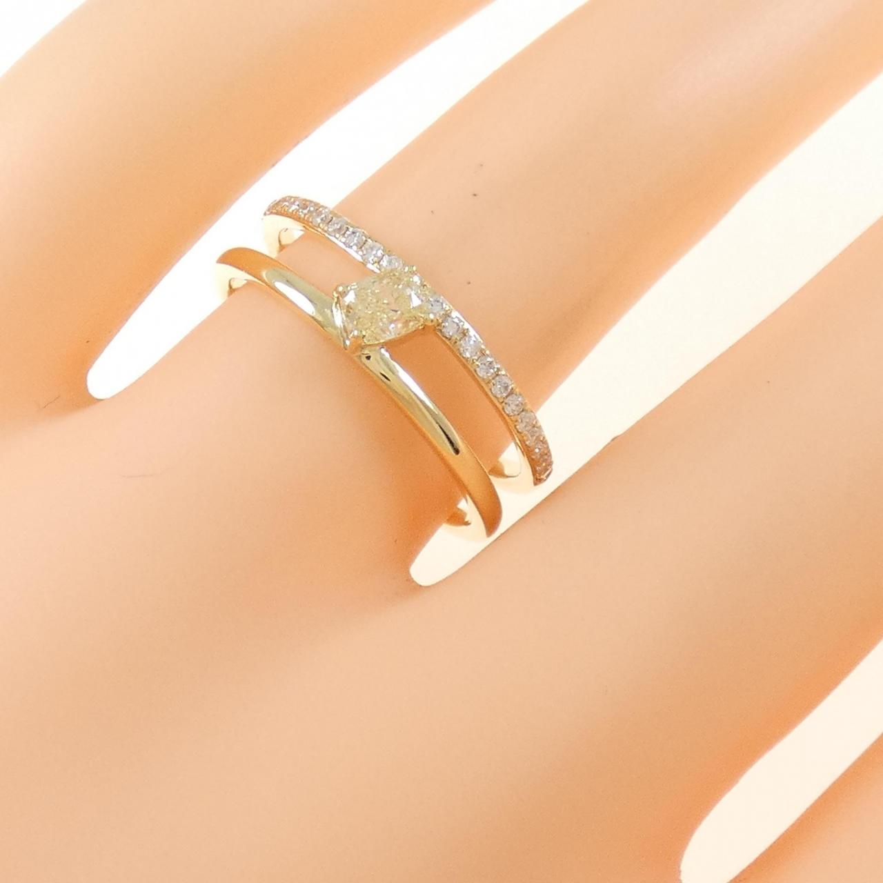 【新品】K18YG ダイヤモンド リング 0.26CT