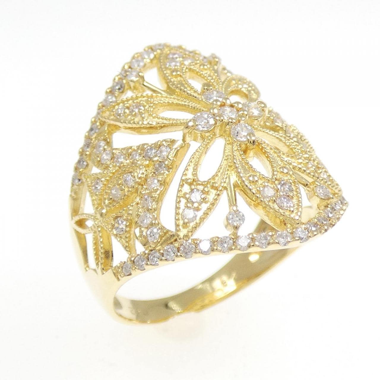 K18YG ダイヤモンド リング 0.52CT