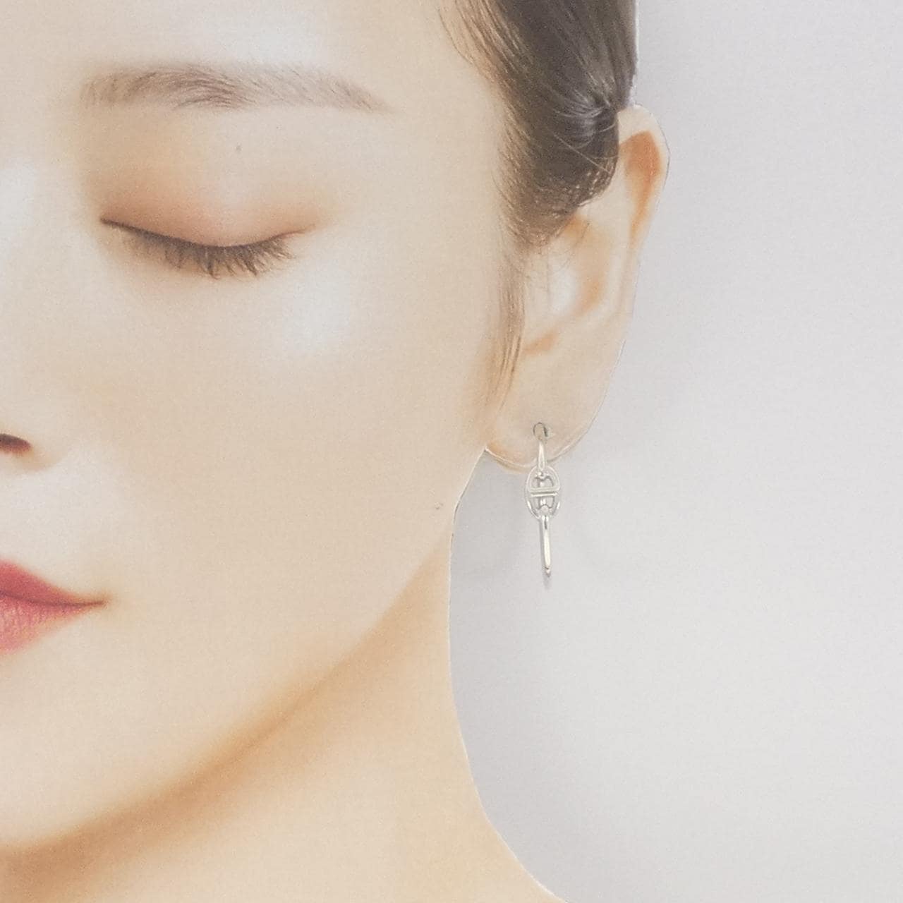 HERMES Chaine Dunkles小號耳環