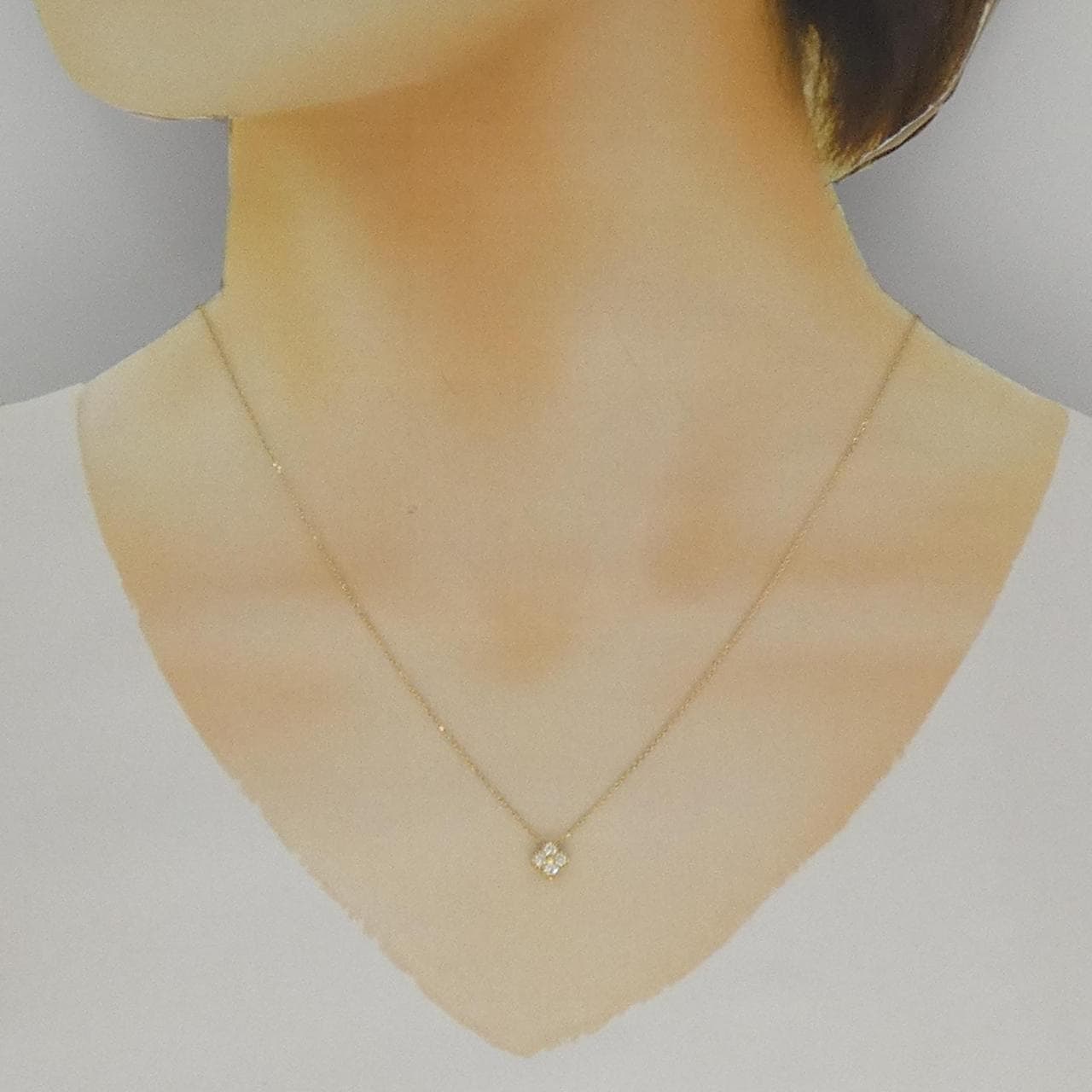 K10YG ダイヤモンド ネックレス