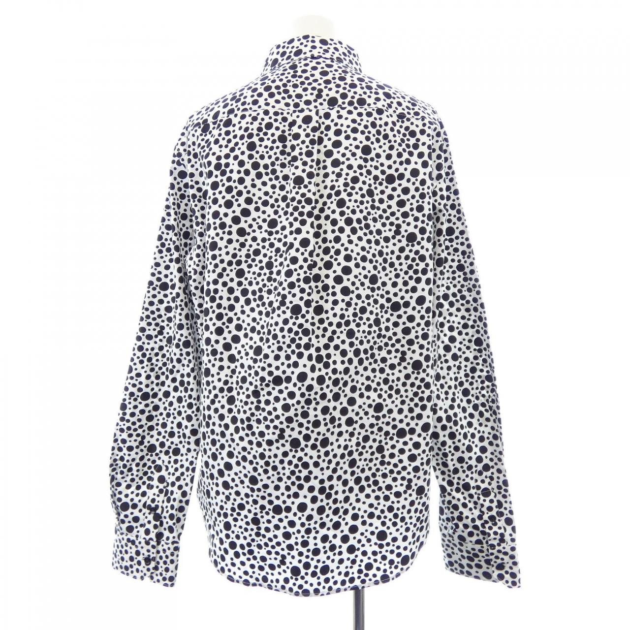 ルイヴィトン LOUIS VUITTON LV×YKインフィニティドットプリンテッドジップドシャツ HOS30WV29 草間彌生 ジャケット