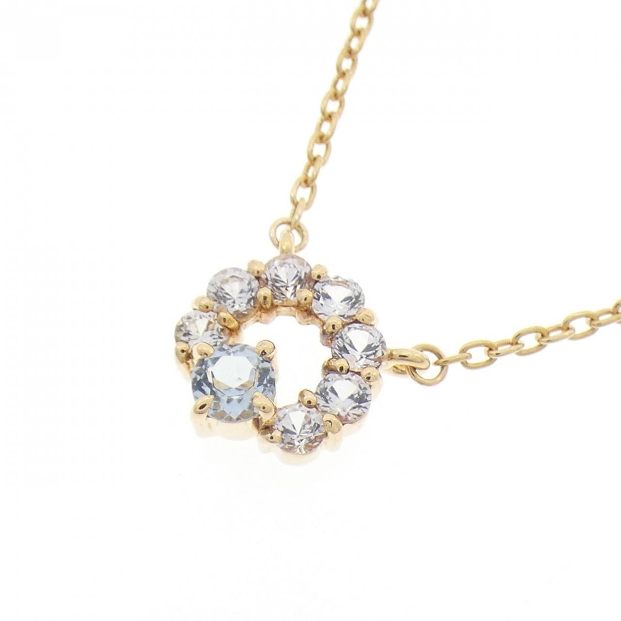 ヴァンドーム アクアマリン ネックレス