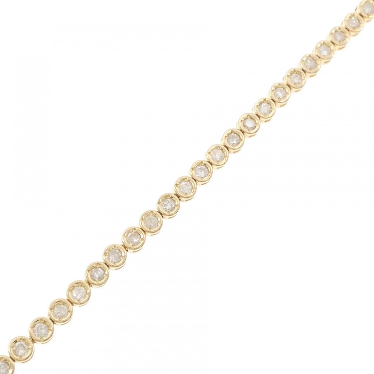 K18YG ダイヤモンド ブレスレット 1.00CT