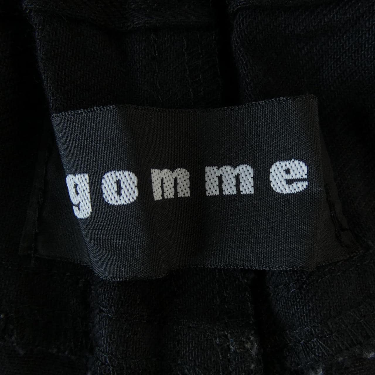 ゴム gomme ジーンズ
