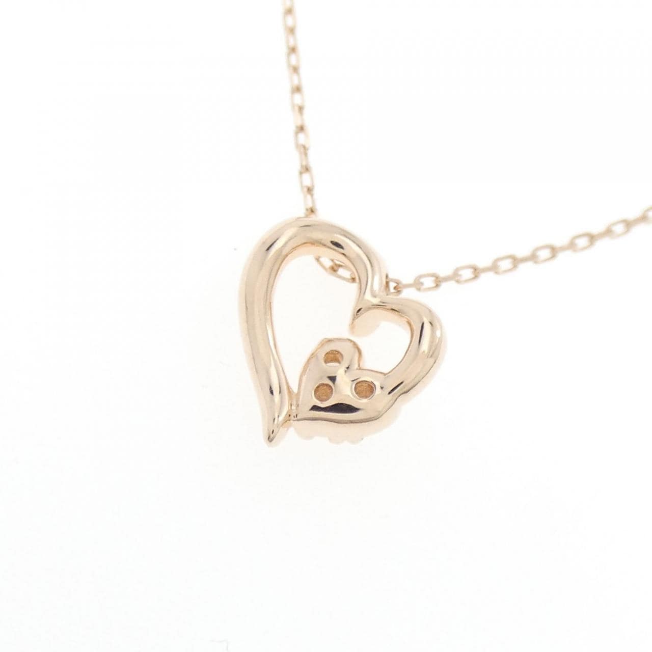 4゜C heart Diamond necklace