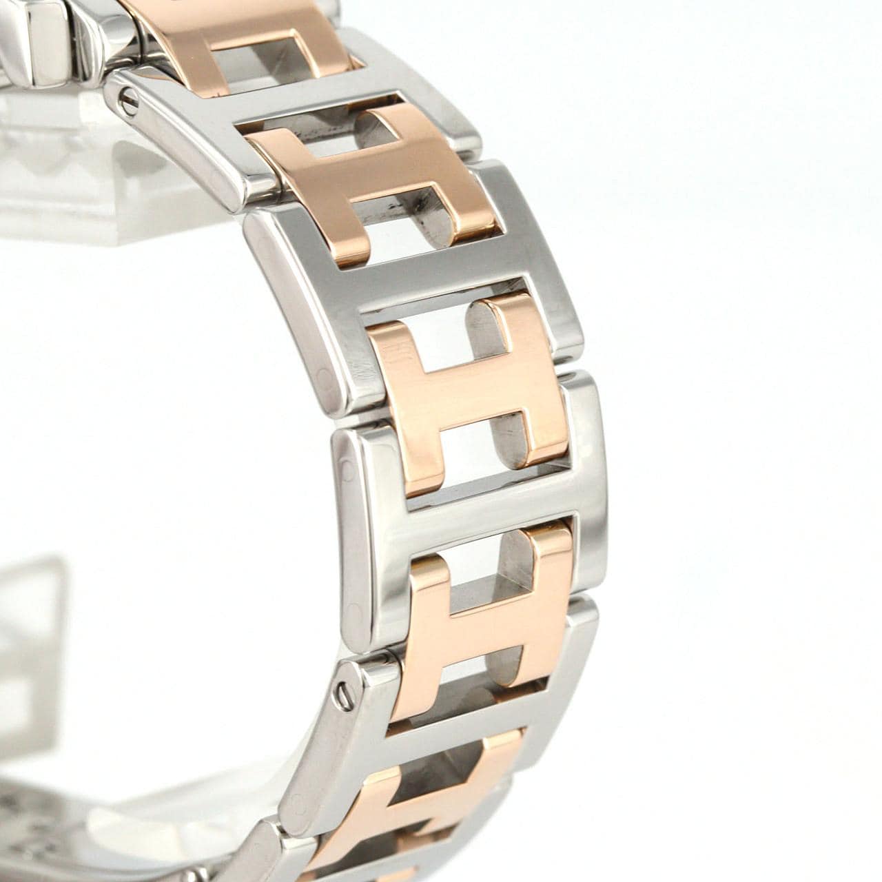 エルメス クリッパ-ナクレクロノグラフ PGコンビ CL1.321 SSxGP クォーツ