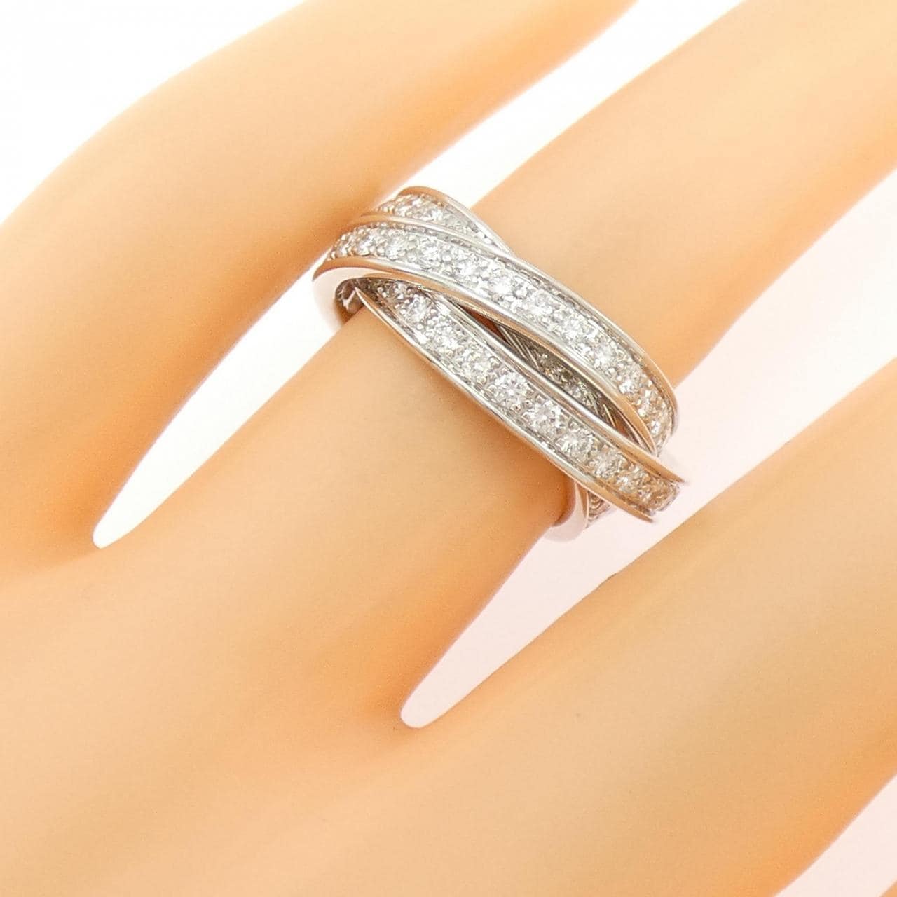 カルティエ スリーバングルズ リング