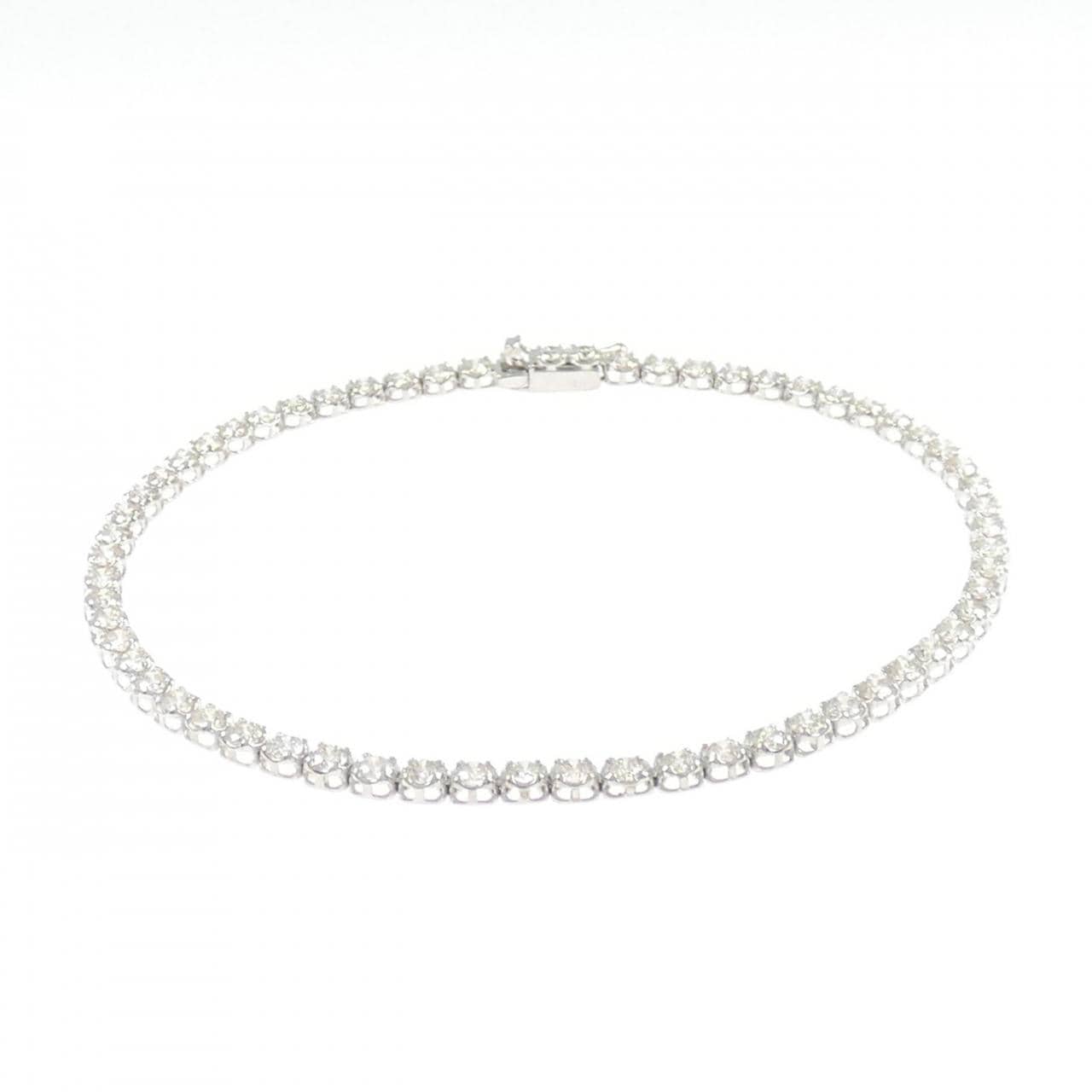 K18WG ダイヤモンド ブレスレット 2.00CT