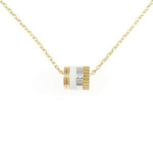 ブシュロン キャトル ホワイト スモール ネックレス