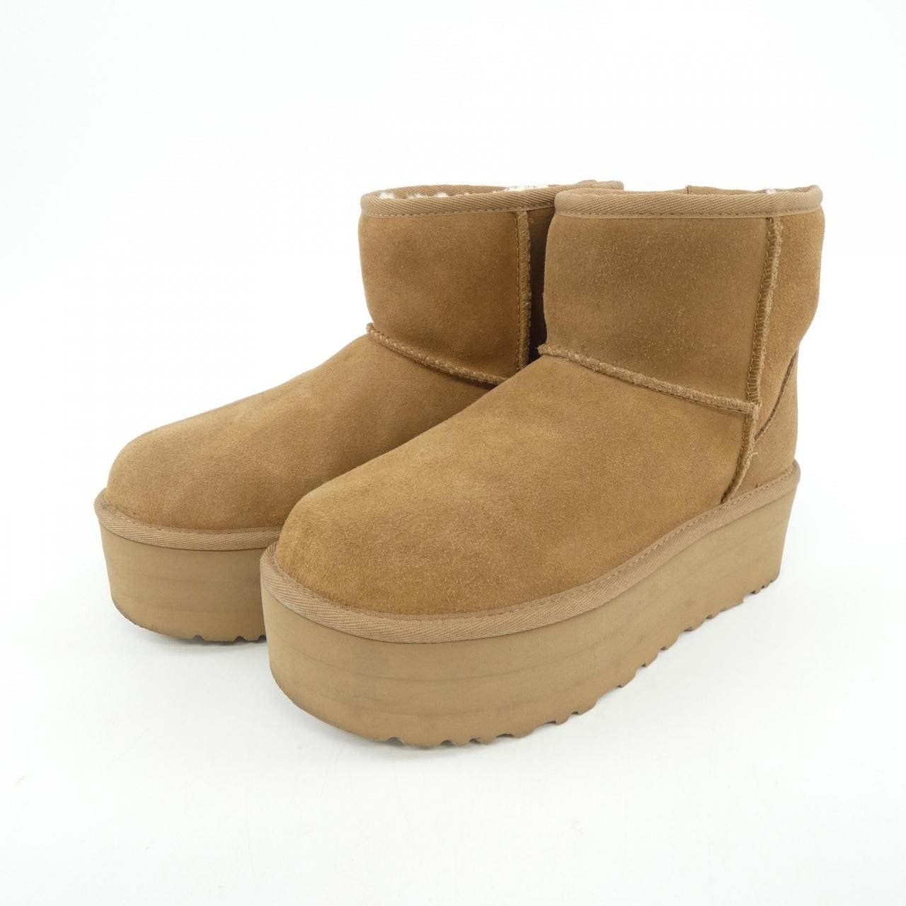 アグ UGG W CLASSIC MINI PLATFORM ブーツ