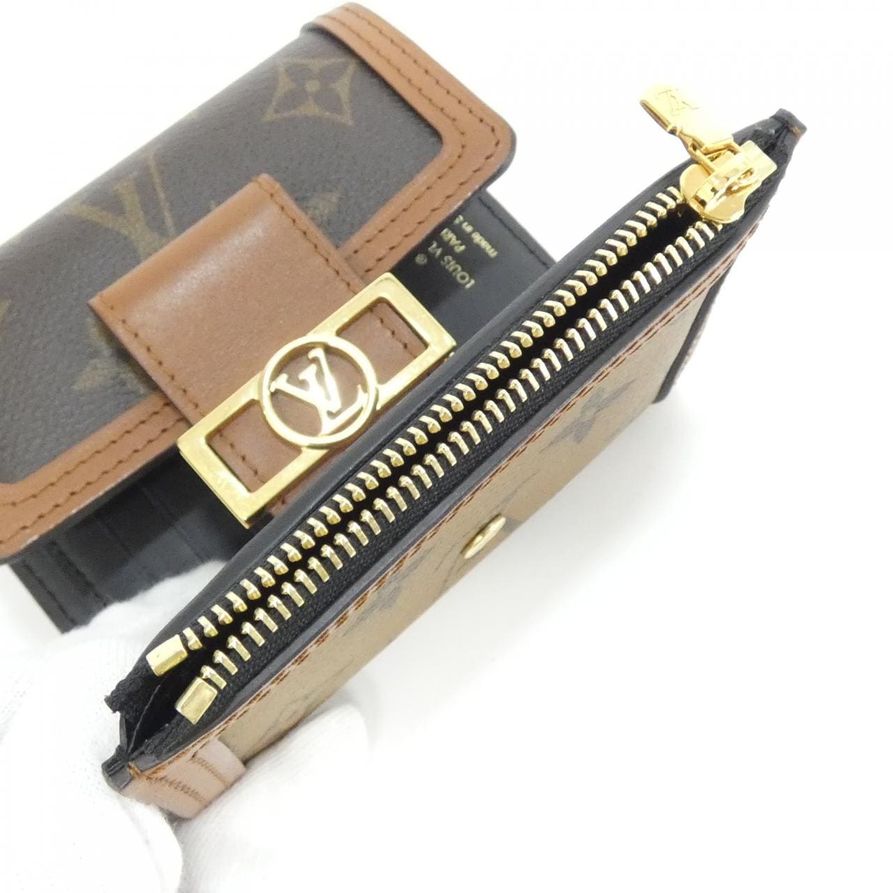 ルイヴィトン モノグラム ポルトフォイユ ドーフィーヌ コンパクト M68725 財布