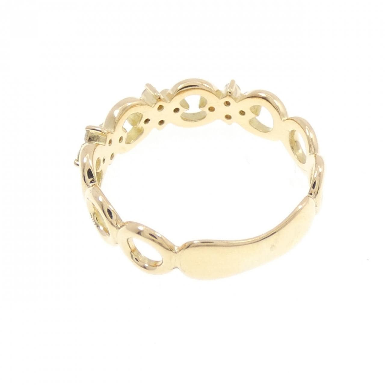 K18YG ダイヤモンド リング 0.13CT