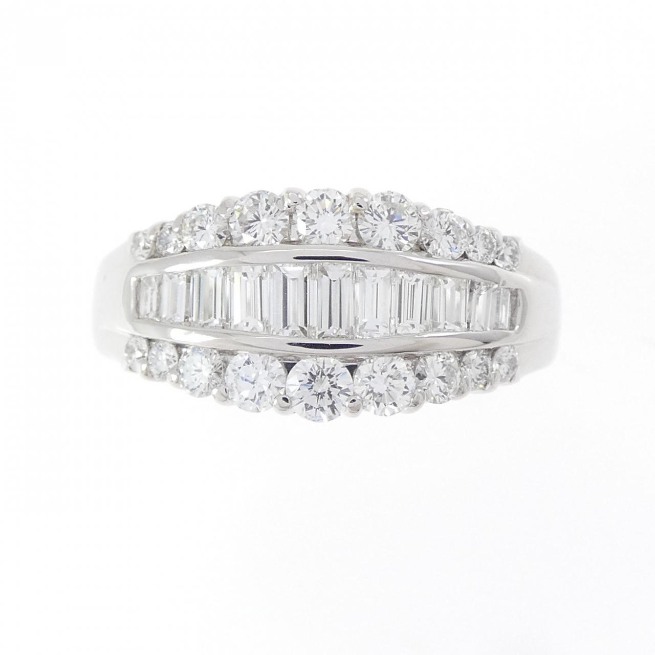 PT900 ダイヤモンド リング 1.12CT