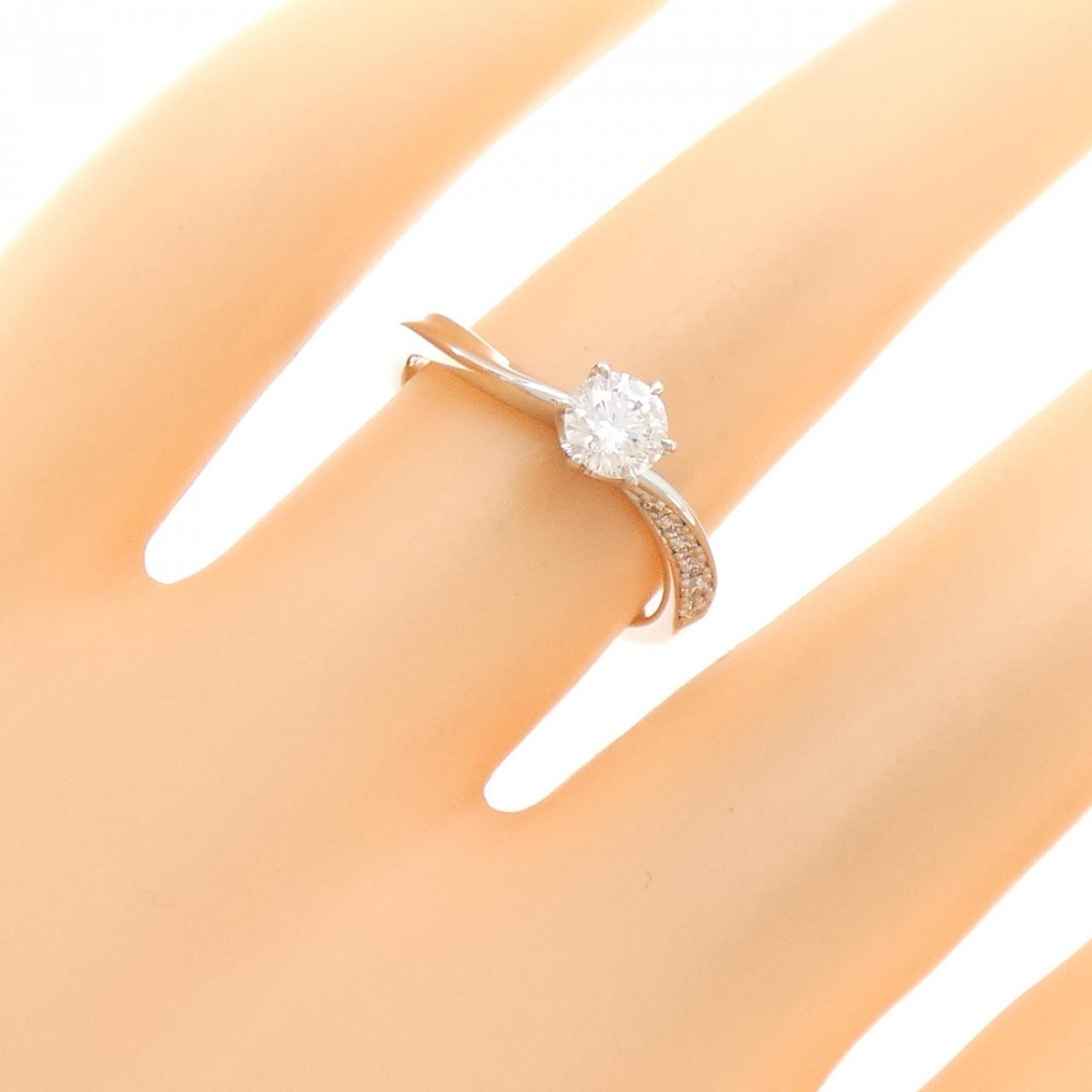 ロイヤル アッシャー ダイヤモンド リング 0.33CT