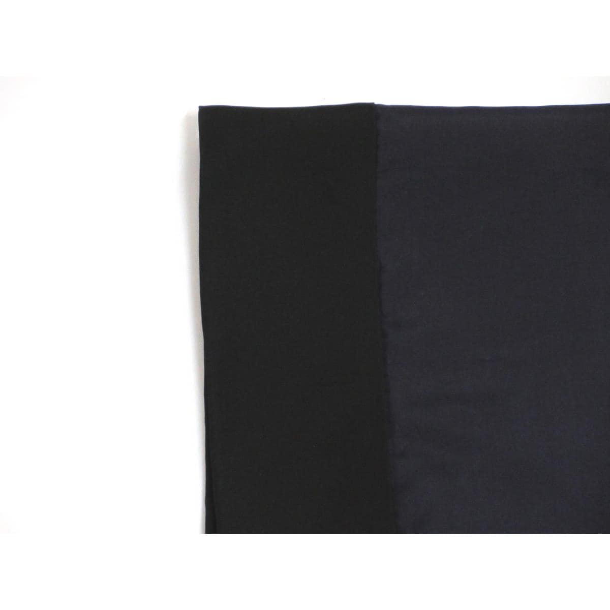 男物　黒羽二重　丸に揚羽蝶　きもの・羽織　２点セット