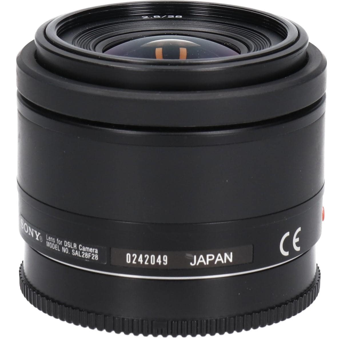 ２８ｍｍ　Ｆ２．８（ＳＡＬ２８Ｆ２８）