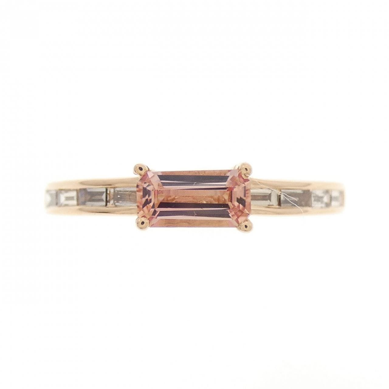K18PG インペリアルトパーズ リング 0.35CT