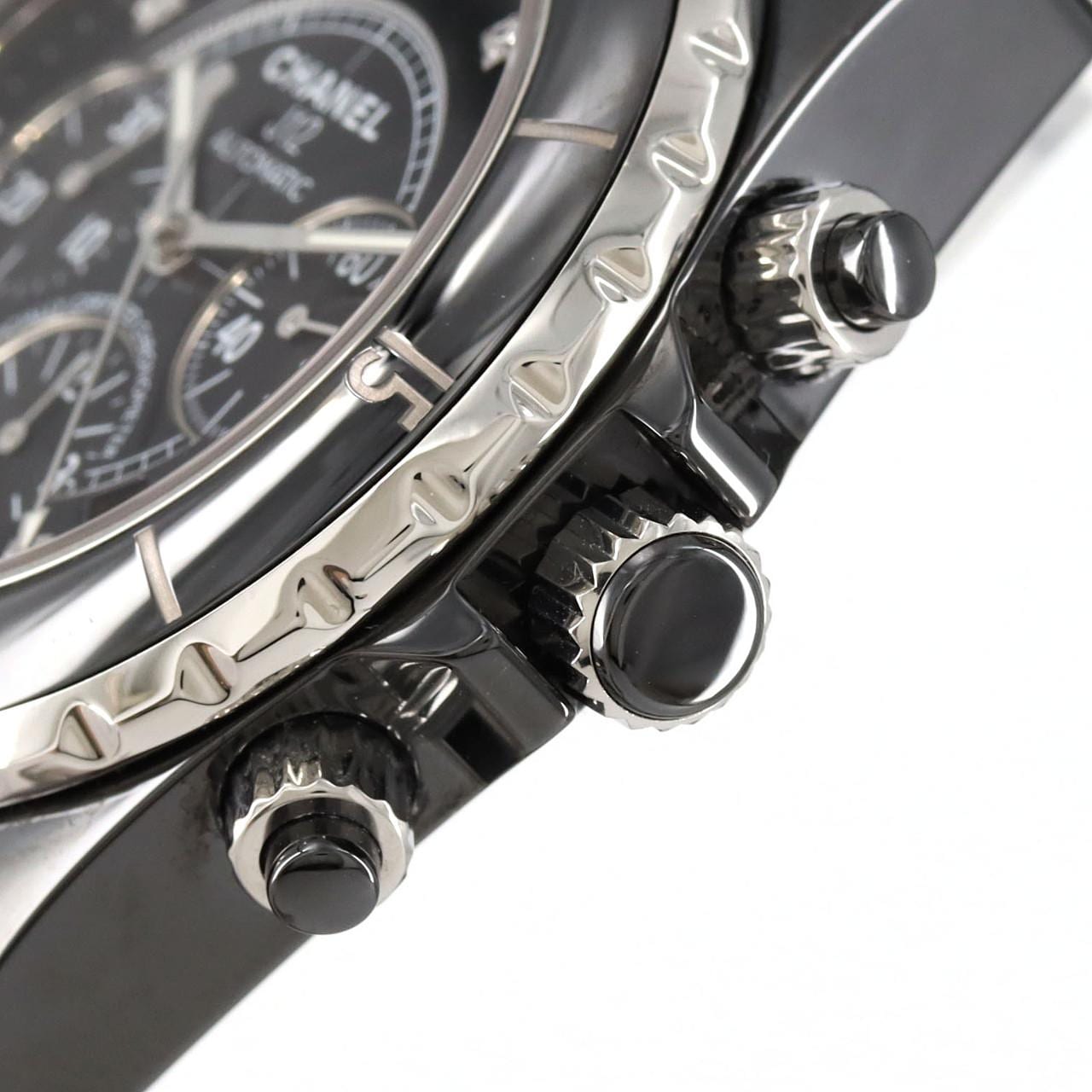 CHANEL J12 Chronograph Ceramic 9P H2419 Ceramic Automatic