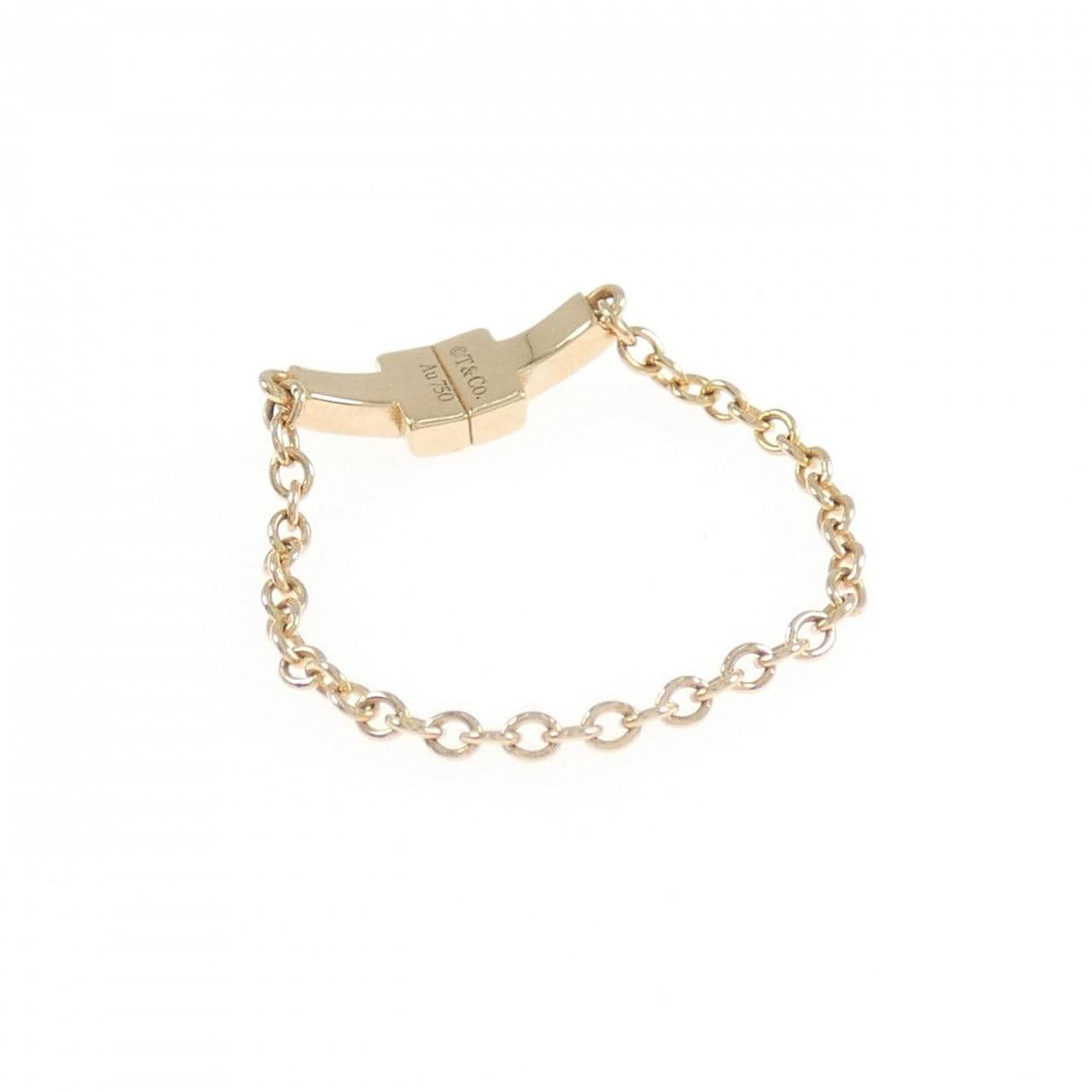 TIFFANY toe chain ring