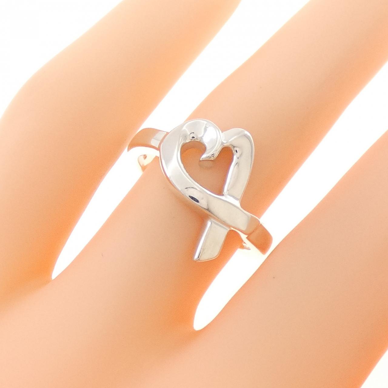 ティファニー ラビングハート リング