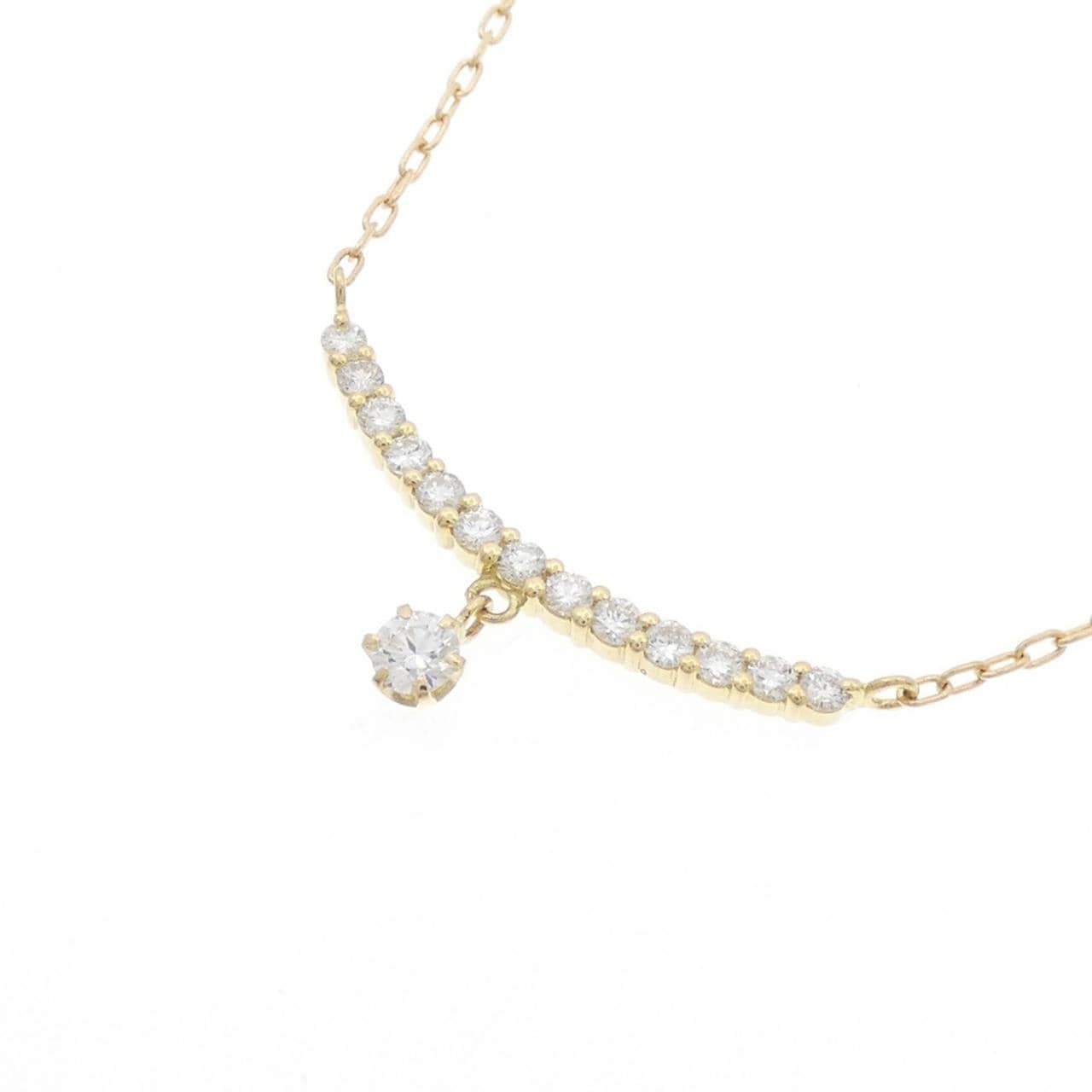 K18YG ダイヤモンド ネックレス 0.27CT
