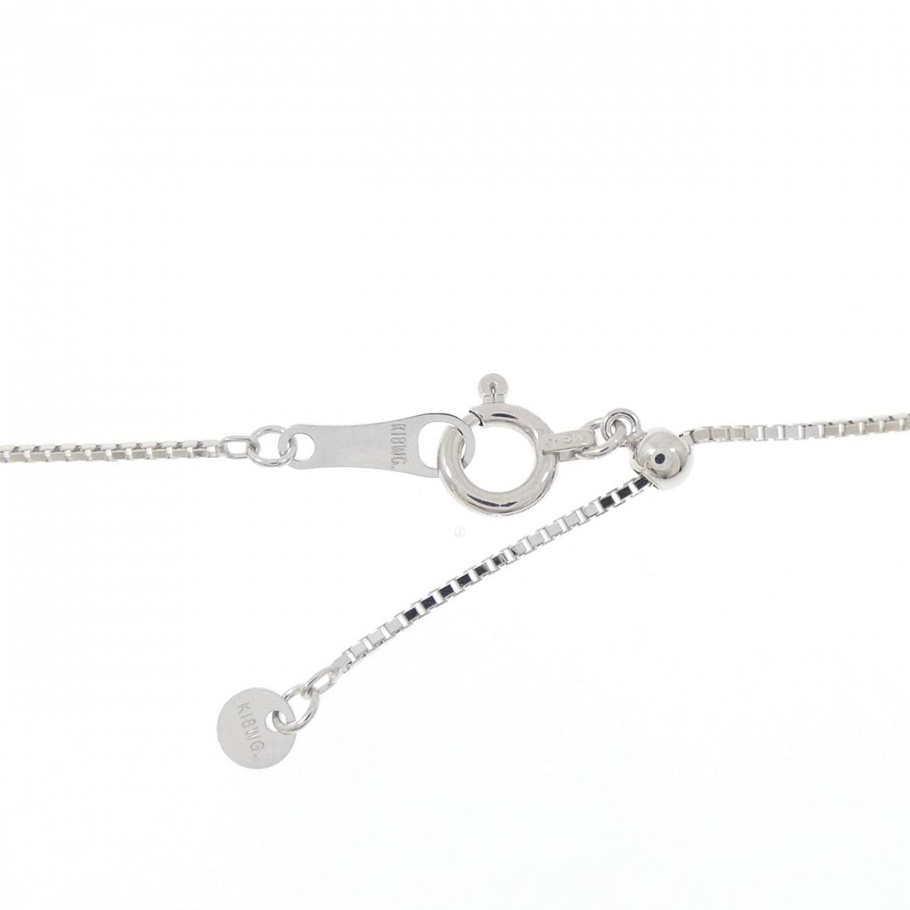 K18WG ルビー ネックレス 1.50CT