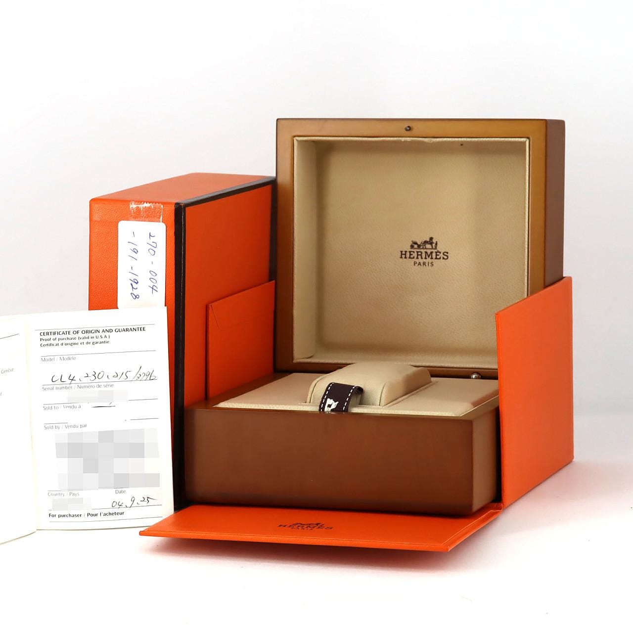 エルメス クリッパーナクレ/12P CL4.230 SS クォーツ