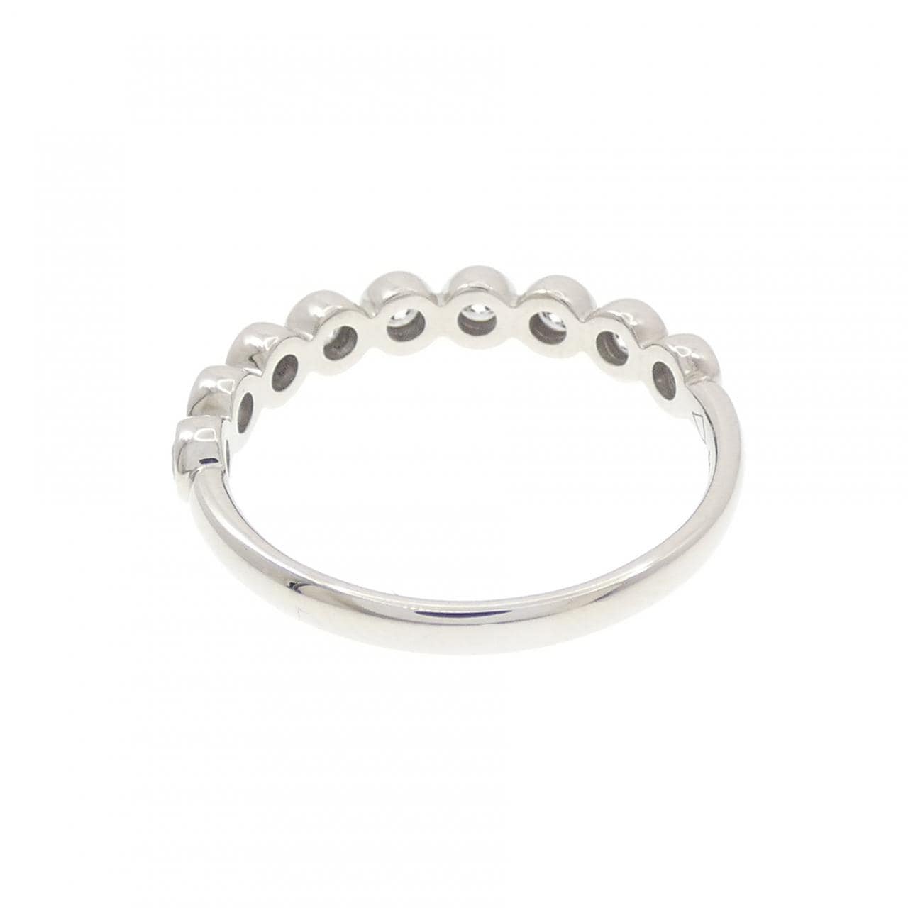 PT950 ハーフエタニティ ダイヤモンド リング 0.37CT