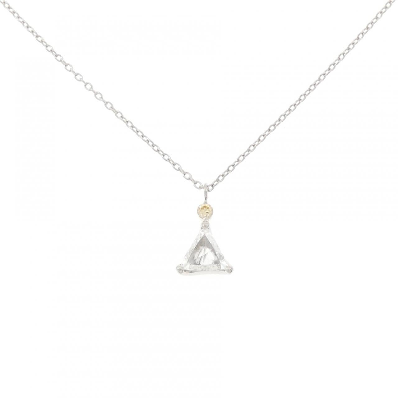 PT900/PT850 ダイヤモンド ネックレス 0.357CT