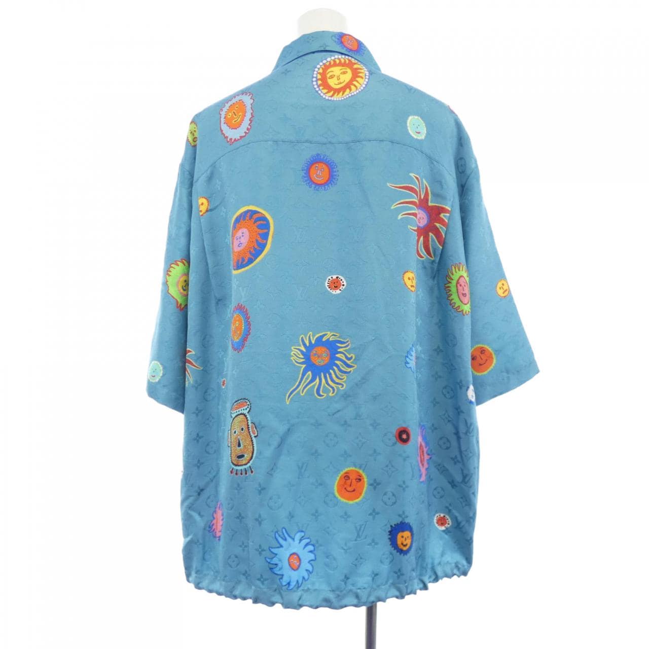 ルイヴィトン LOUIS VUITTON LV×YK モノグラムフェイスショートスリーブシャツ HOS31WV36 草間彌生 S／Sシャツ