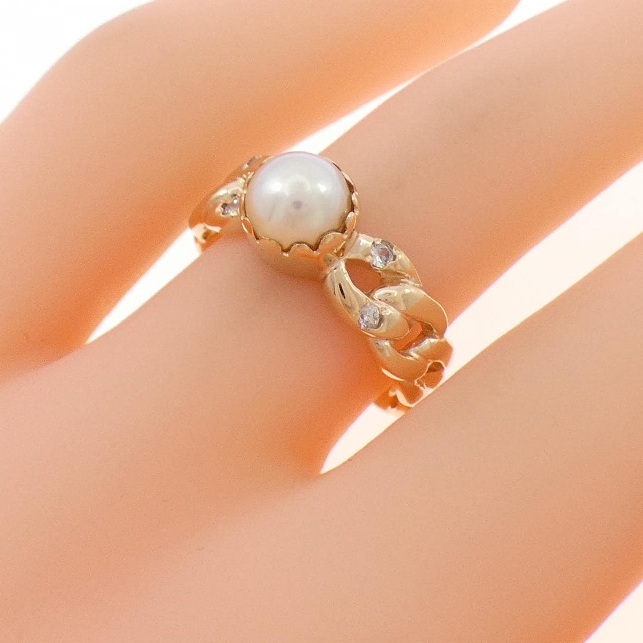 スタージュエリー アコヤパール リング 5.6mm