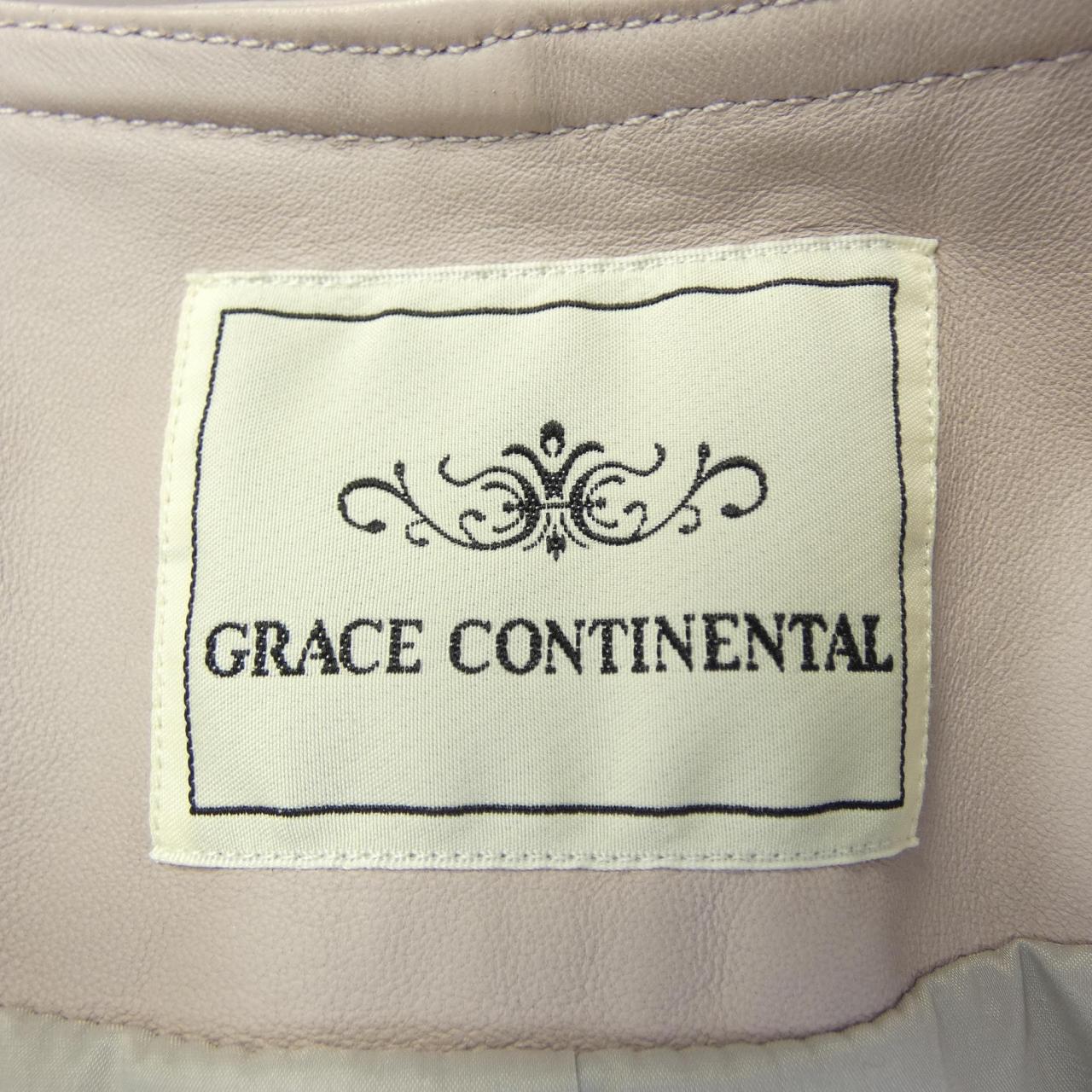 グレースコンチネンタル GRACE CONTINENTAL レザーライダースジャケット