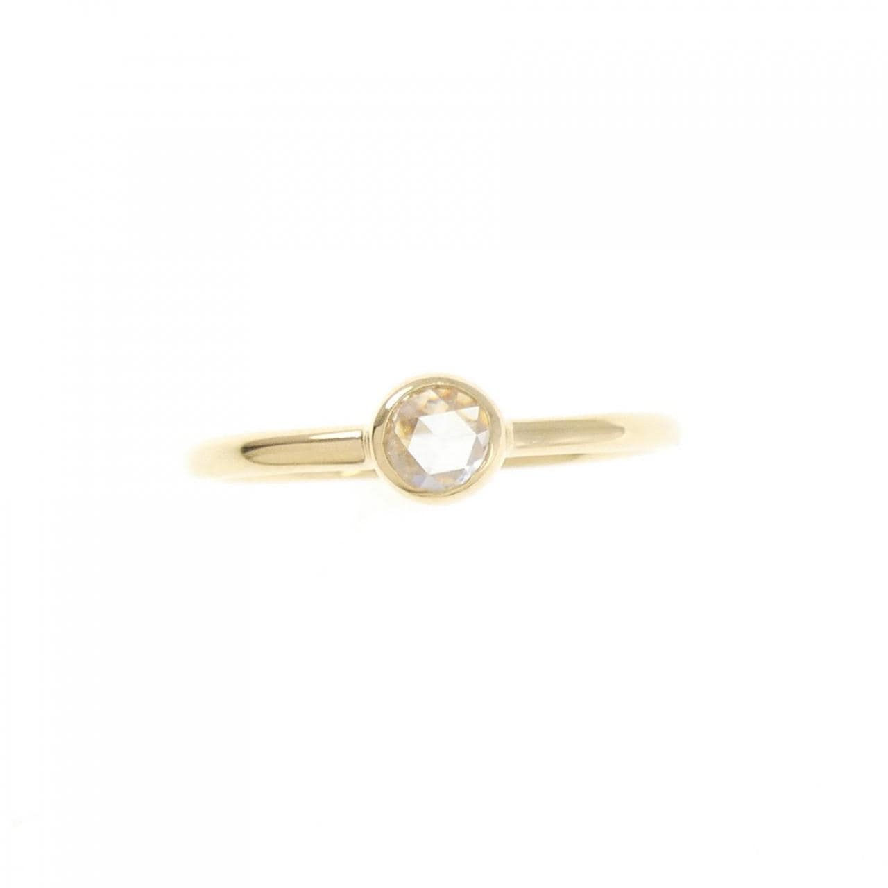 K18YG ダイヤモンド リング 0.12CT