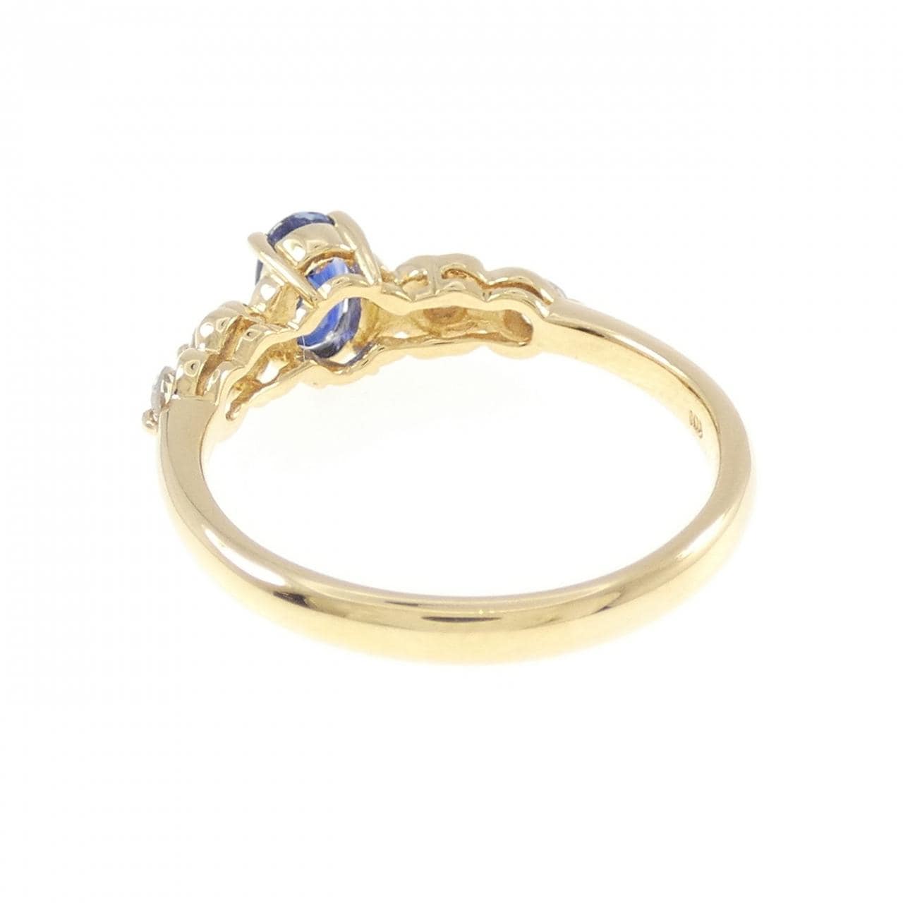 K18YG サファイヤ リング 0.60CT