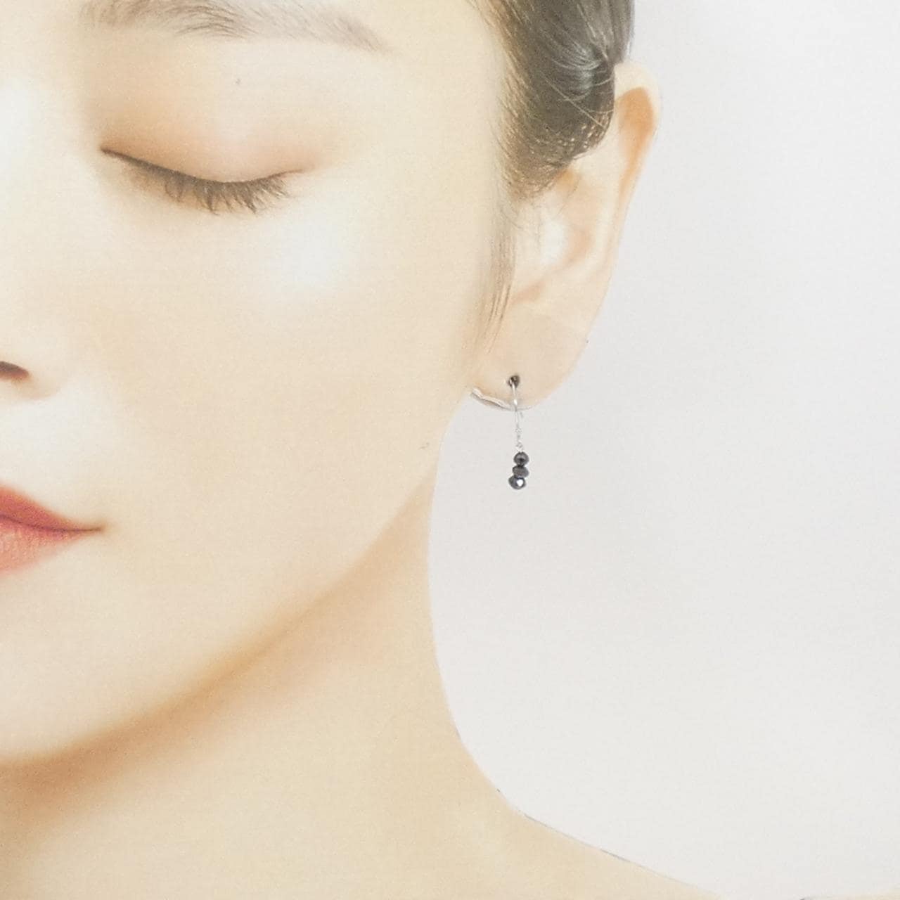 K14WG ダイヤモンド ピアス 1.50CT