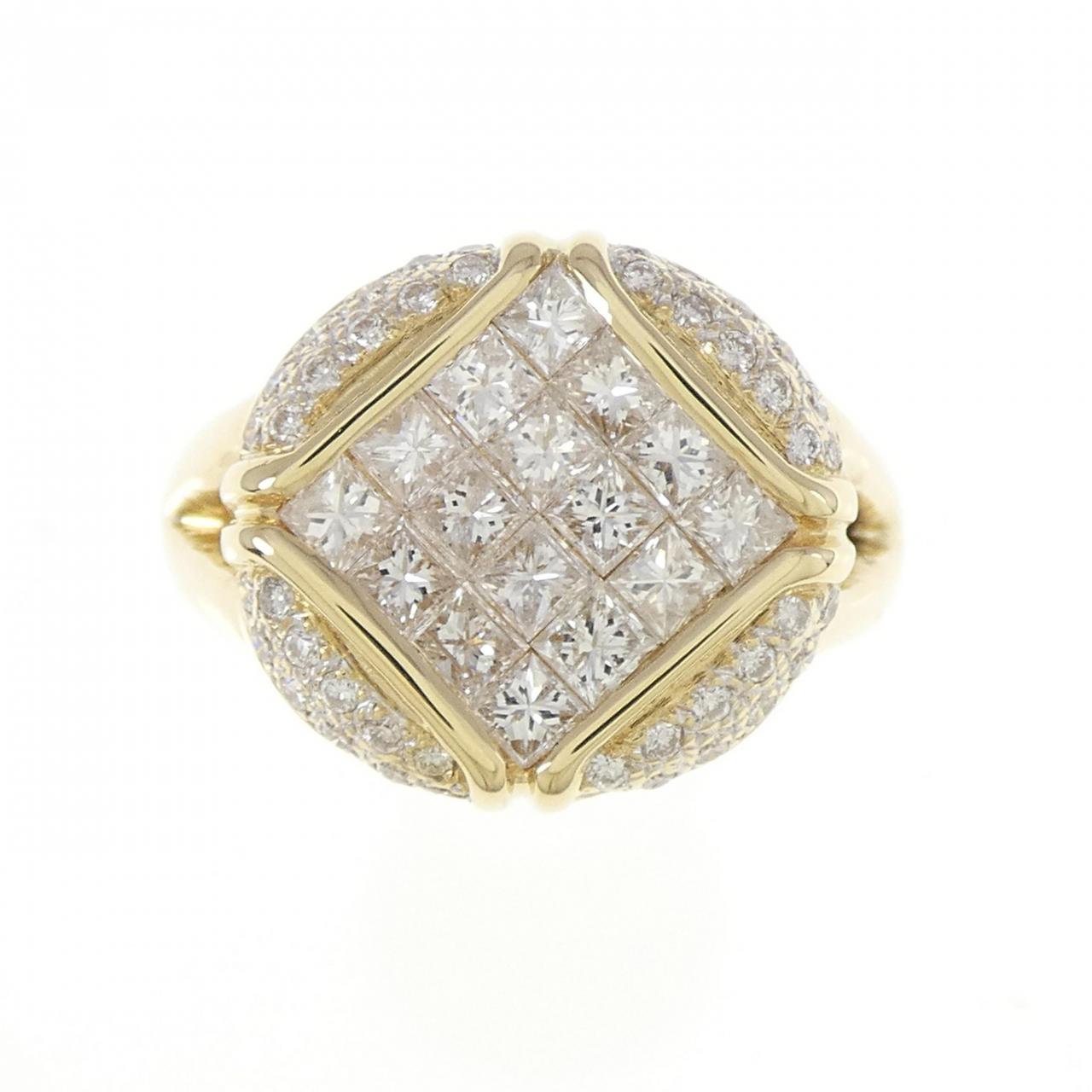 K18YG ダイヤモンド リング 1.25CT
