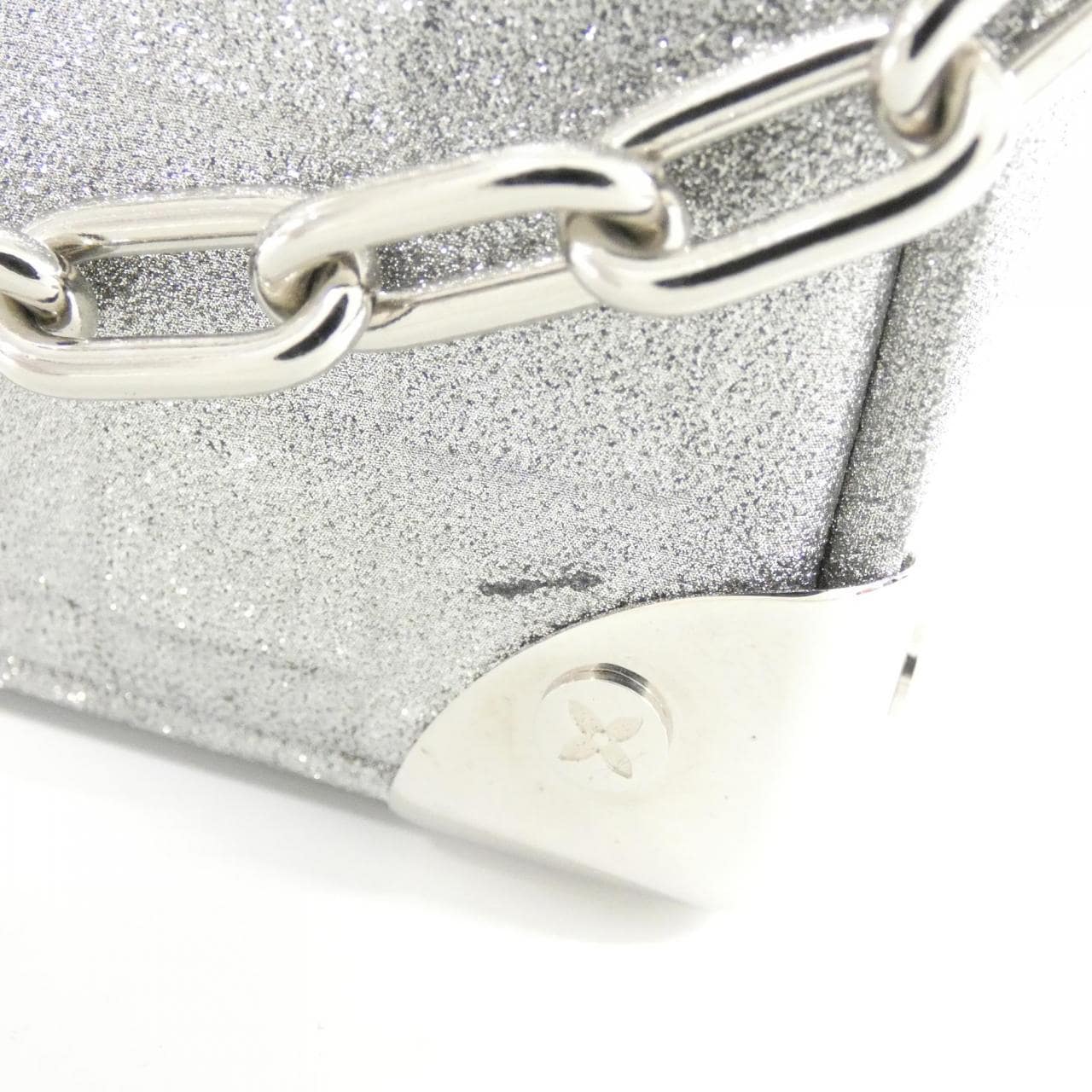 LOUIS VUITTON Damier Glitter 迷你 Soft Trunk M59726 單肩包