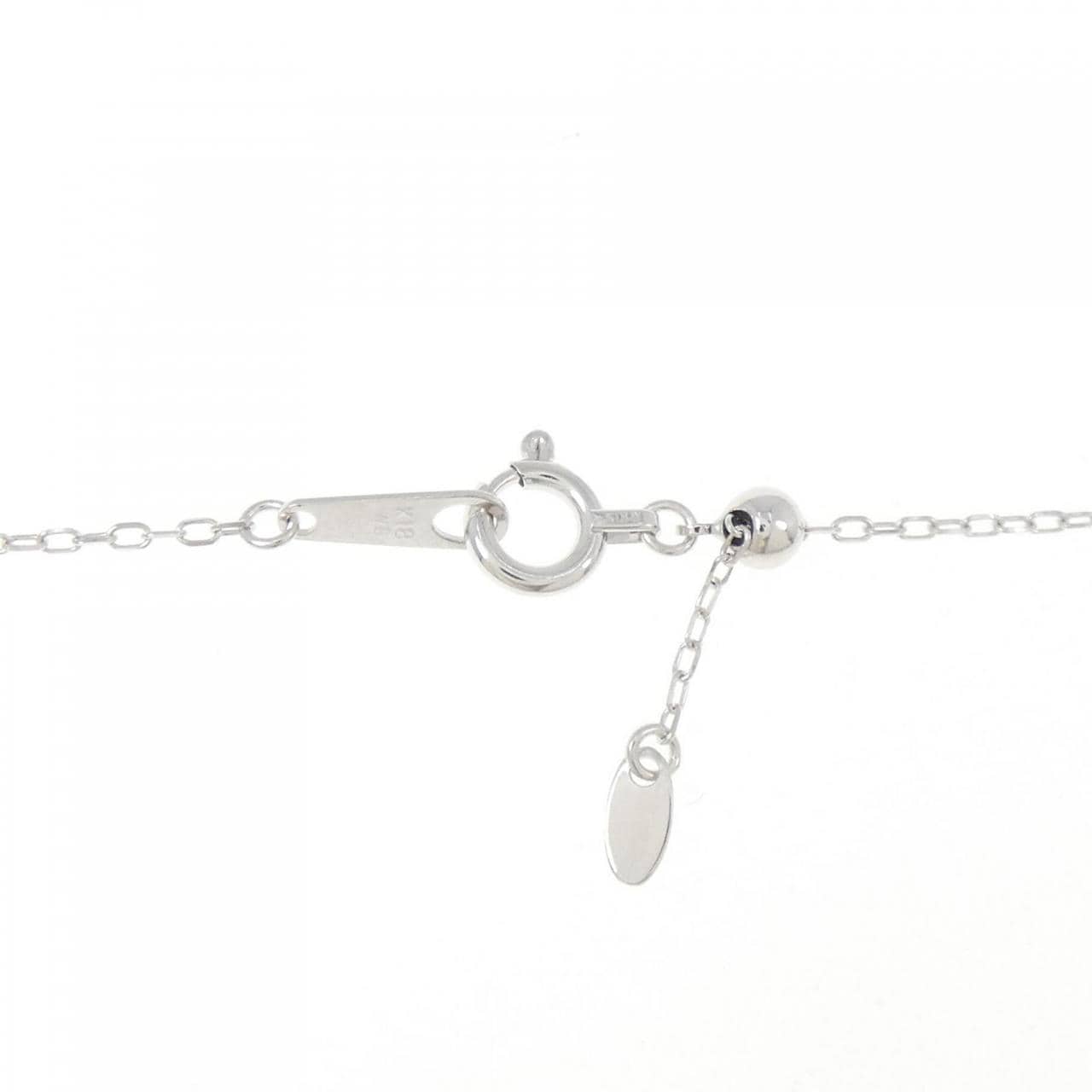 K18WG ダイヤモンド ネックレス 0.31CT