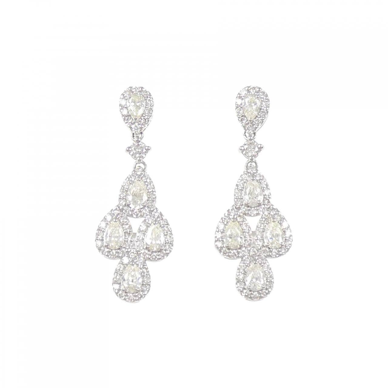 【新品】PT900 ダイヤモンド ピアス 1.14CT