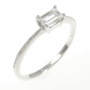 K18WG ダイヤモンド リング 0.30CT