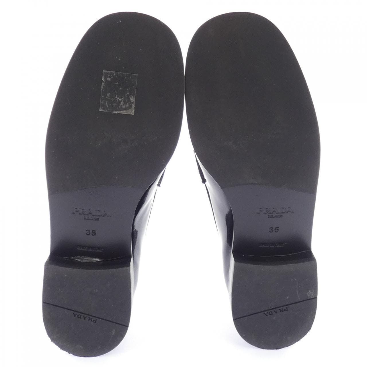 プラダ PRADA パテントレザーローファー 1D168N トライアングルロゴ シューズ