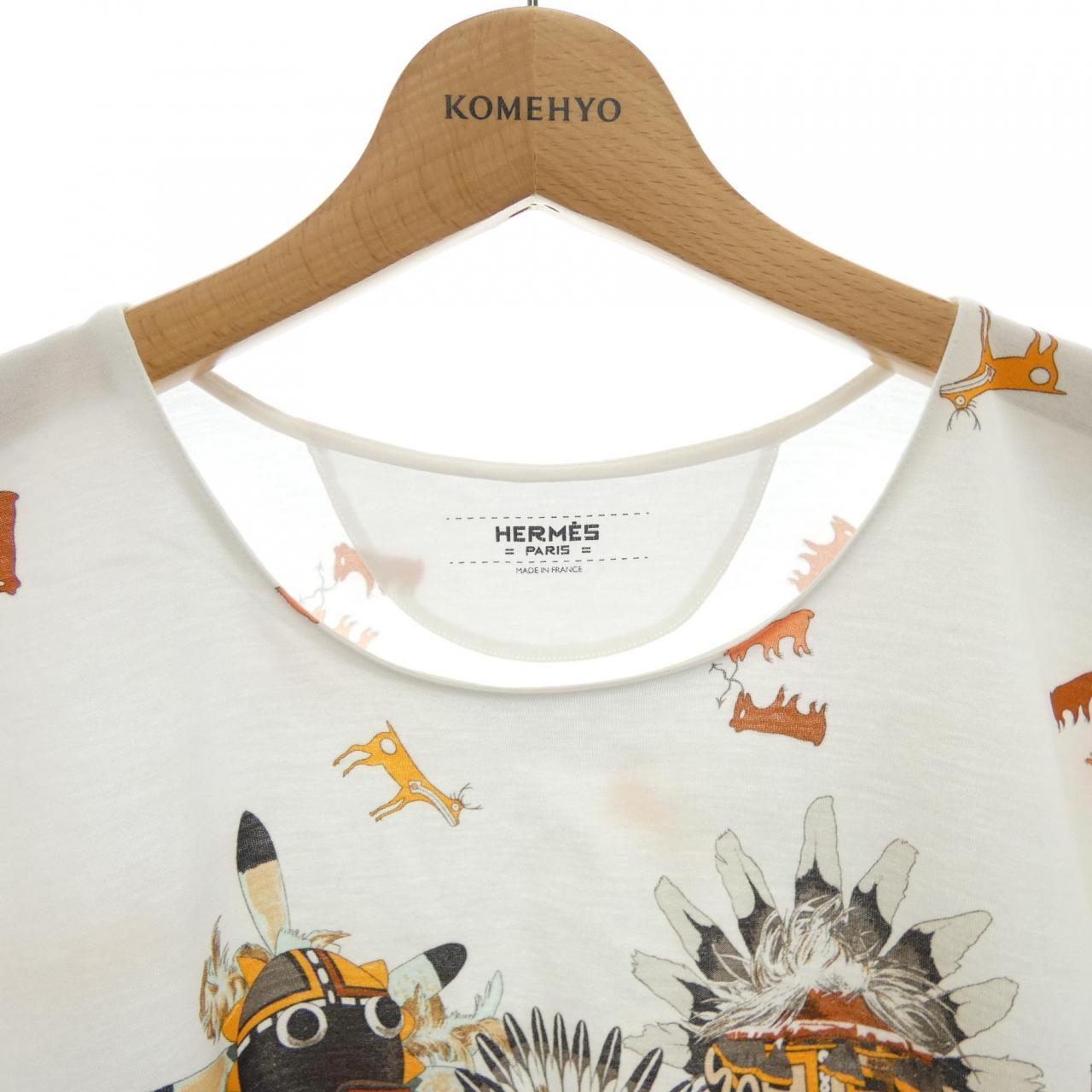 エルメス HERMES KACHINAS 26-7706 Tシャツ
