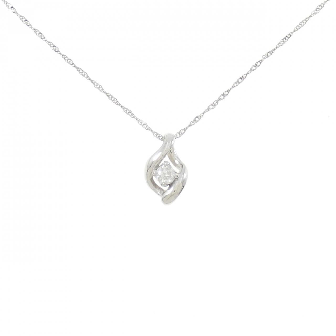 PT ダイヤモンド ネックレス 0.14CT