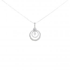 K18WG ダイヤモンド ネックレス 0.18CT